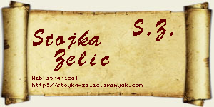 Stojka Zelić vizit kartica